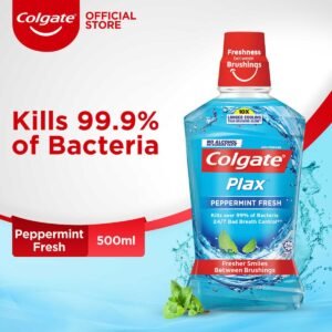 Colgate Peppermint Fresh Mouth Wash Plax 500ml