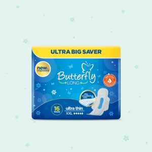 Butterfly Long Ultra Big Saver Sanitary Pads  16 Pcs