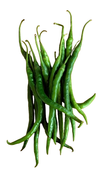 Green Chilli Thin  10 pcs