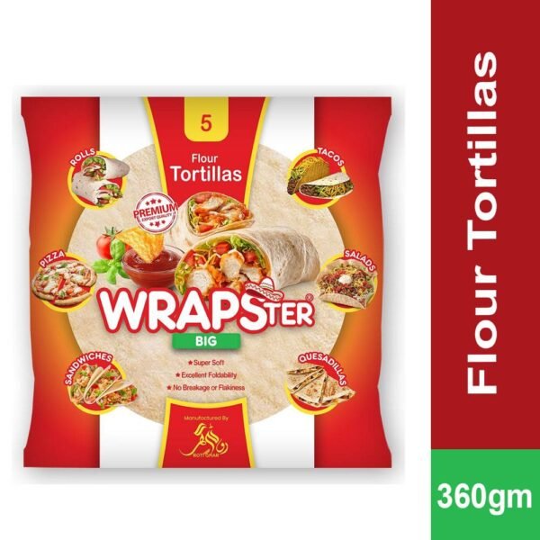 Wrapster Flour Tortilla Regular (8 Pcs)